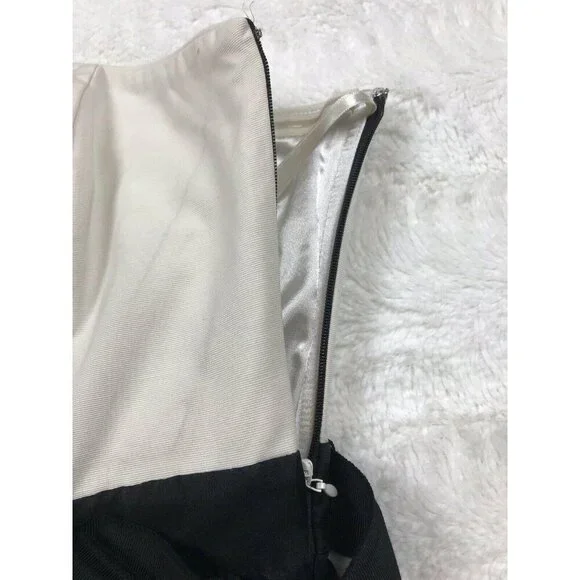 White House Black Market Womens Dress Size 6 Strapless Silk Cocktail Party - Picture 6 of 11